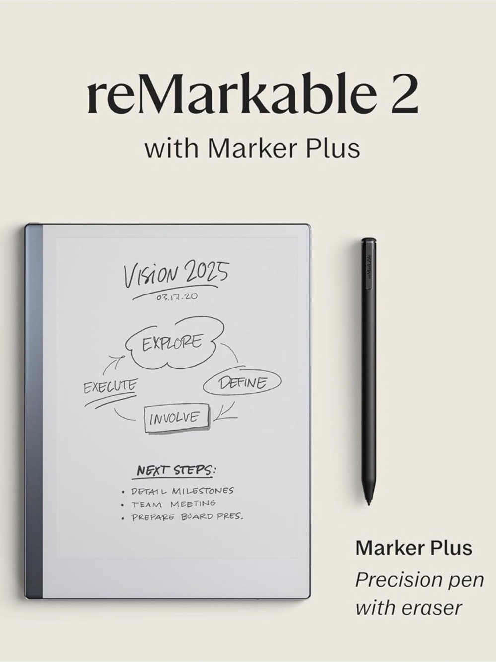 Remarkable2 tablet + Stylus - New!
